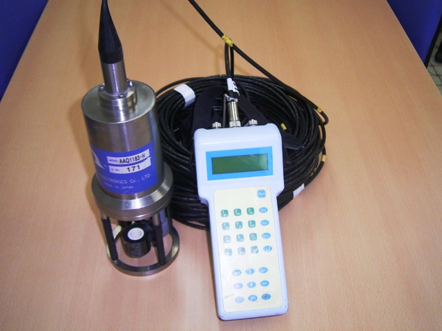 多項目水質計（AAQ-1183）のハンディタイプ